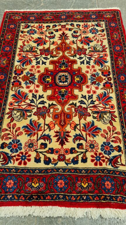 Hand-woven Persian rug from Kurdistan, Iran