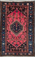 Hand-knotted Persian rug from Zanjan